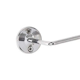 610mm Chrome Towel Rail Stainless Steel Holder Rack - Side View