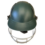 Spartan MC Gladiator Cricket Helmet - Medium Size - Green - Top-Down View