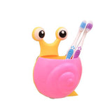 Happy Holders Toothbrush Holder Snail Bathroom Tooth Brush - Assorted Colours - Front View