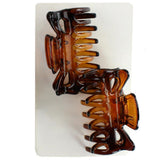 1 Pack of 6 Indulge Hair Claw Clip in Display Gift Box - Assorted Colours - Side View
