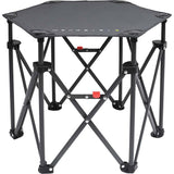 Wanderer Hex Small Quad Foldable Table Camping Fishing Outdoors - Side View