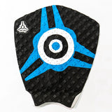 Komunity Project Icon 3 Piece Surf Board Grip Pad – Blue - Front View