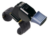 Fox 40 Classic Mini CMG Whistle Outdoor Safety Sports Referee Football - Black - Front View