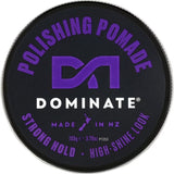 3x Dominate Polishing Pomade Strong Hold High Shine 105g - Side View