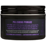 3x Dominate Polishing Pomade Strong Hold High Shine 105g - Top-Down View