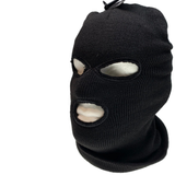 WARM KNITTED Thermal BALACLAVA Motorbike Biker Ski Snowboard Hat Face Hood Mask - Front View