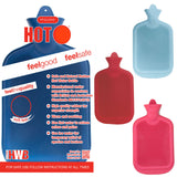 2L HOT WATER BOTTLE Winter Warm Natural Rubber Bag - Rear View
