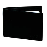 FIB RFID Leather Fold Slimline Leather Wallet - Brown - Side View