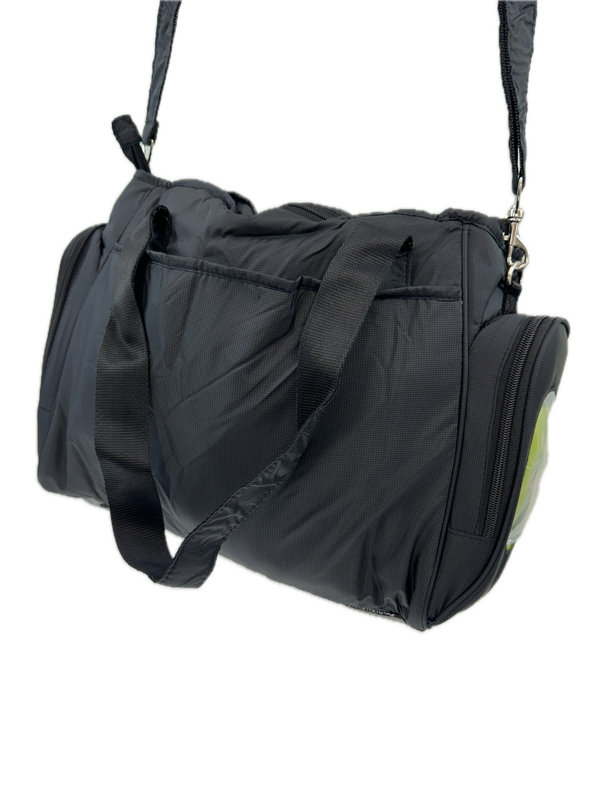 FIB Stylish Black Baby Diaper Bag - Ultimate Mummy Travel Tote for Parents