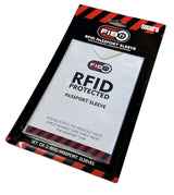 RFID Blocking Sleeve Secure Passport ID Protector Anti Thief Scan - White - Front View