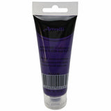 Acrylic Paint 75ml Tube Water Based Non Toxic Artist Craft - Brilliant Purple - Side View