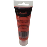 Acrylic Paint 75ml Tube Water Based Non Toxic Artist Craft - Brilliant Red - Top-Down View