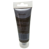 Acrylic Paint 75ml Tube Water Based Non Toxic Artist Craft - Burnt Umber - Top-Down View