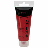 Acrylic Paint 75ml Tube Water Based Non Toxic Artist Craft - Carmine Red - Front View