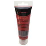 Acrylic Paint 75ml Tube Water Based Non Toxic Artist Craft - Carmine Red - Top-Down View
