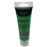 ARTISTS ACRYLIC PAINT Craft 75ml Tube Non Toxic Paints Water Based - Light Green - Top-Down View
