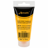 Acrylic Paint 75ml Tube Water Based Non Toxic Artist Craft - Medium Yellow - Side View