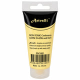 Acrylic Paint 75ml Tube Water Based Non Toxic Artist Craft - Naples Yellow - Side View