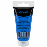 Acrylic Paint 75ml Tube Water Based Non Toxic Artist Craft - Ocean Blue - Side View