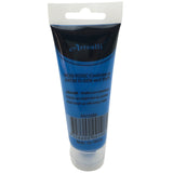 ARTISTS ACRYLIC PAINT Craft 75ml Tube Non Toxic Paints Water Based - Ocean Blue - Top-Down View