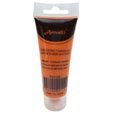 Acrylic Paint 75ml Tube Water Based Non Toxic Artist Craft - Orange - Top-Down View