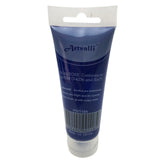 ARTISTS ACRYLIC PAINT Craft 75ml Tube Non Toxic Paints Water Based - Phthalo Blue - Top-Down View