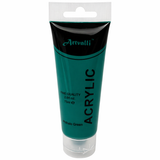 Acrylic Paint 75ml Tube Water Based Non Toxic Artist Craft - Phthalo Green - Front View