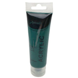 Acrylic Paint 75ml Tube Water Based Non Toxic Artist Craft - Phthalo Green - 45-Degree Angle