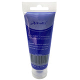 ARTISTS ACRYLIC PAINT Craft 75ml Tube Non Toxic Paints Water Based - Ultramarine Blue - Top-Down View