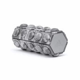 Adidas Mini Textured Foam Roller Recovery Gym Fitness Sport Physio - Grey Camo - Front View