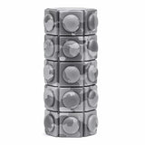 Adidas Mini Textured Foam Roller Recovery Gym Fitness Sport Physio - Grey Camo - Side View