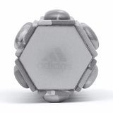 Adidas Mini Textured Foam Roller Recovery Gym Fitness Sport Physio - Grey Camo - 45-Degree Angle