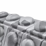 Adidas Mini Textured Foam Roller Recovery Gym Fitness Sport Physio - Grey Camo - Close-Up Angle