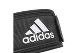 Adidas Weight Lifting Belt Back Support Gym Training Body Building Small - Black - 45-Degree Angle