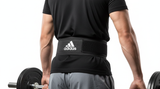 Adidas Weight Lifting Belt Back Support Gym Training Body Building Small - Black - Side View