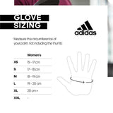 Adidas Womens Essential Gym Gloves Sports Weight Lifting Training - Pink - Large - Side View