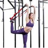2pc Set Adidas Stretch Assist Band Looped + Yoga Strap 2.5m Long Adjustable Belt - Rear View