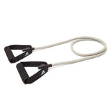 Adidas Resistance Tube Level 2 Band Elastic Yoga Fitness Gym Strap - Grey/Black - Front View