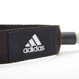 Adidas Resistance Tube Level 2 Band Elastic Yoga Fitness Gym Strap - Grey/Black - 45-Degree Angle