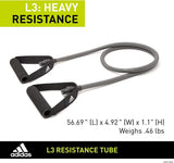 Adidas Resistance Tube Level 3 Elastic Bands Gym Fitness Yoga Workout Strap - Low Angle