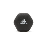 2pc Adidas Hex Dumbbells Gym Training Fitness Weight Lifting Sport Workout - 5kg
