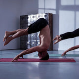 Adidas Premium Yoga Mat 5mm Exercise Training Floor Gym Fitness Pilates - Mystery Ruby - 45-Degree Angle