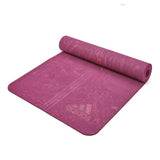 Adidas Premium 5mm Camo Sports Home/Gym Fitness Exercise Yoga Mat Power Berry - Front View