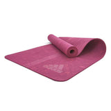Adidas Premium 5mm Camo Sports Home/Gym Fitness Exercise Yoga Mat Power Berry - 45-Degree Angle