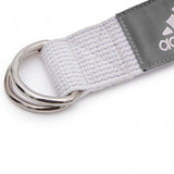 Adidas Premium Yoga Strap 2.5m Long Adjustable Belt Pilates Stretching Poses - Close-Up Angle