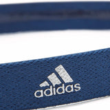 3pcs Adidas Sports Headband Hair Bands Gym Training Fitness Yoga - Grey/Blue/Burgundy - Top-Down View