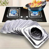 480x Aluminium Disposable Foil Stove Burner Covers Bulk - Square - 45-Degree Angle