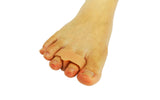 Axign 2 Toe Separator Silicone Bunion Spacer for Plantar Fasciitis - 1 Pair - Low Angle