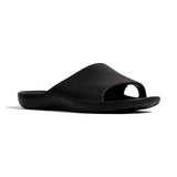Archline Rebound Orthotic Slides Flip Flop Thongs Slip On Arch Support - Black - Euro 39 - Top-Down View
