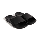Archline Rebound Orthotic Slides Flip Flop Thongs Slip On Arch Support - Black - Euro 40 - Top-Down View